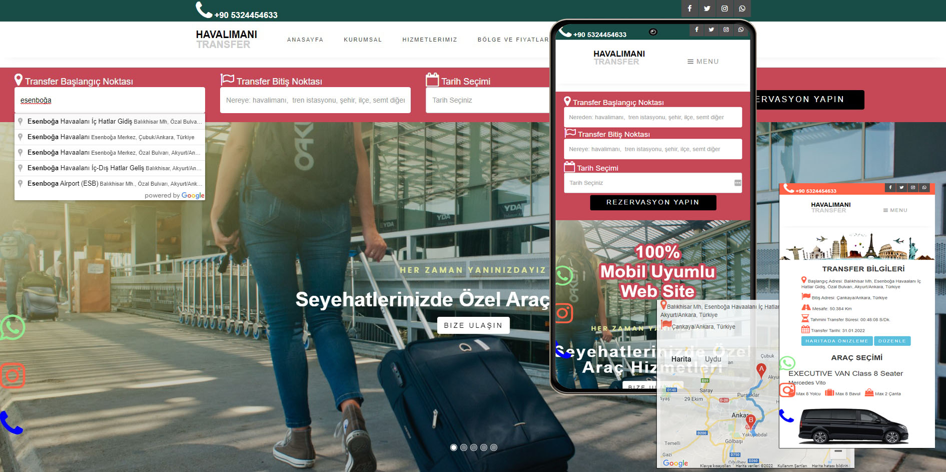 havaalanı transfer web sitesi
